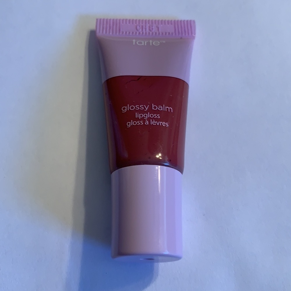 Tarte Glossy Balm Lip Gloss 0.02 fl oz Festive New Travel Size